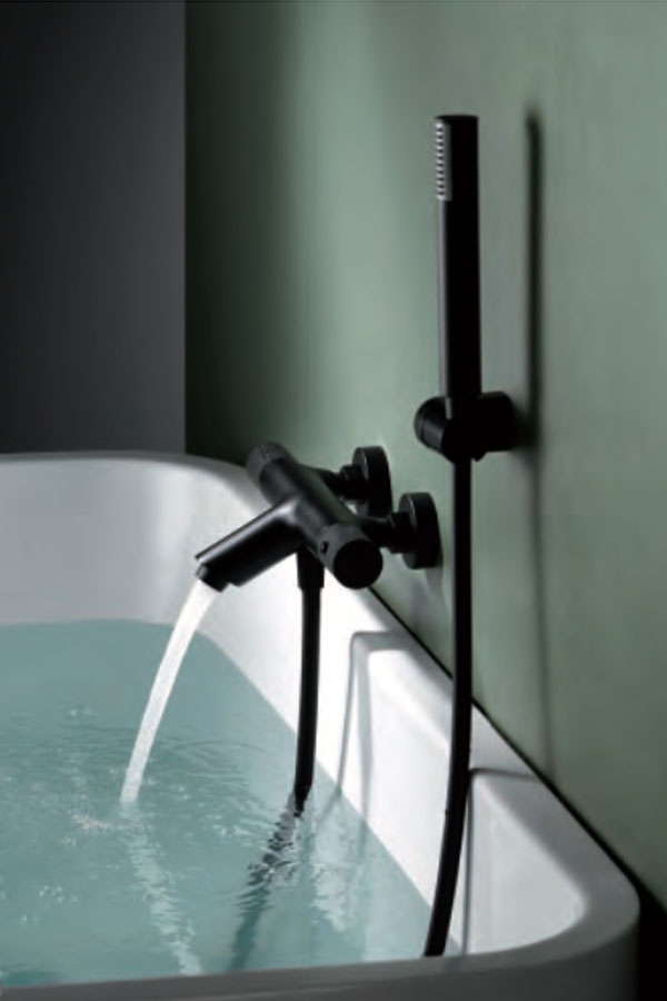 Grifo de lavabo Line Imex negro